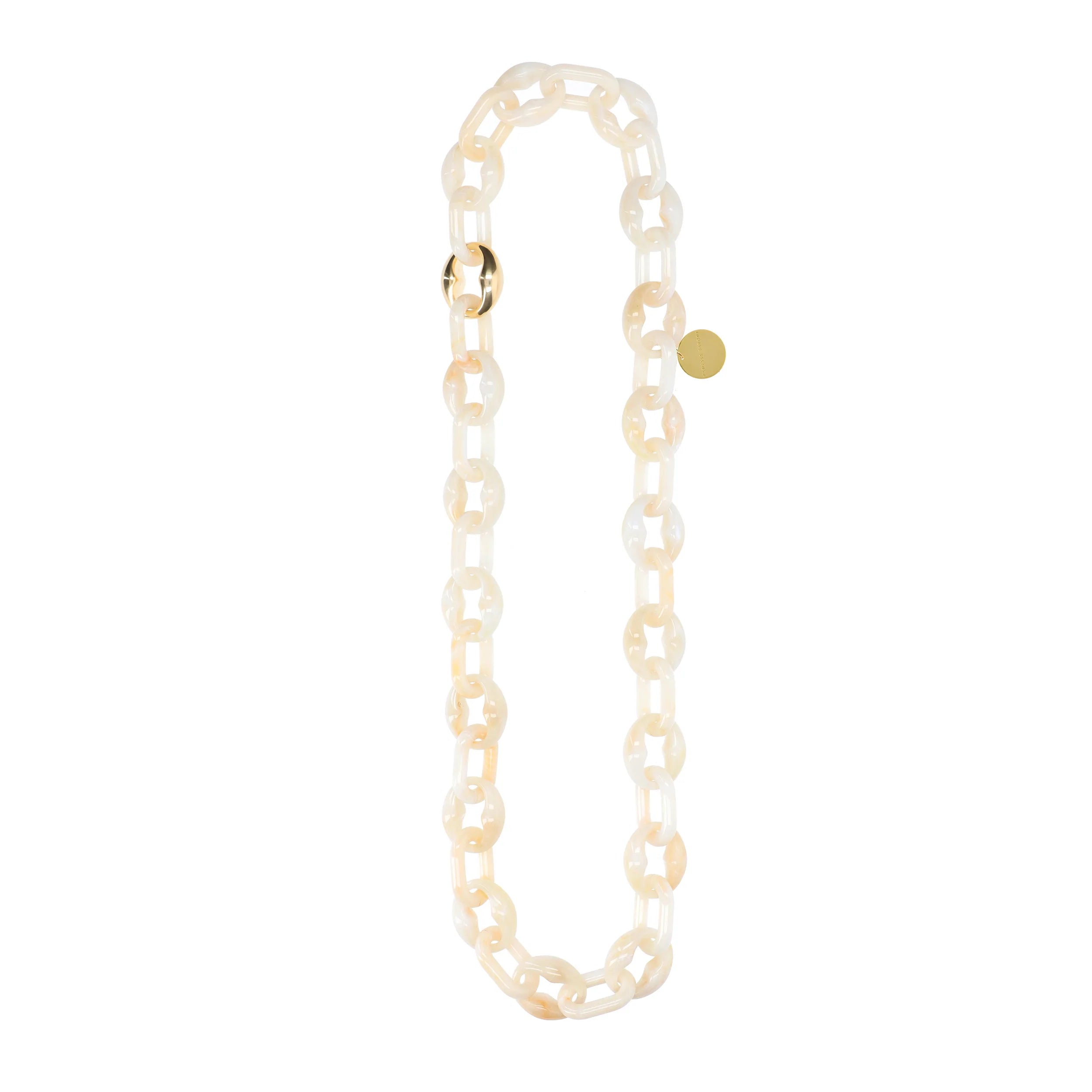 Vanessa Baroni Halsband Long Pearl Marble