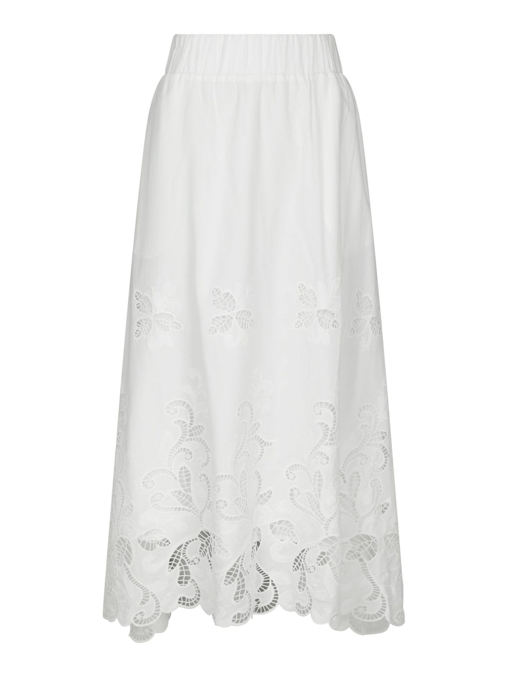 Yara Long Emb Skirt