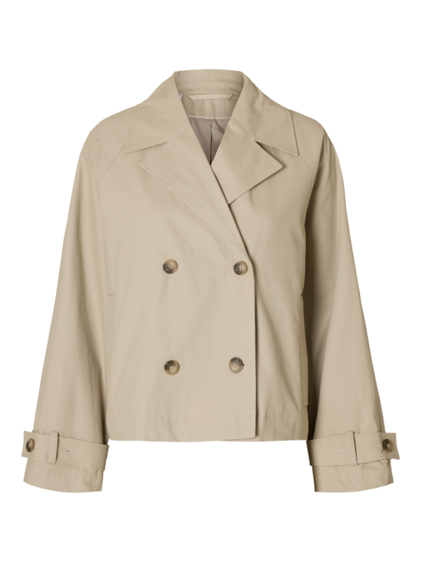 SLFCILO SHORT TRENCHCOAT NOOS